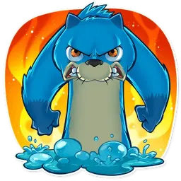Otter Mr. Otto sticker 6