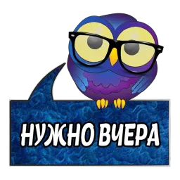 Сова Менеджер @TuristasTV sticker 3