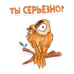 Сова sticker 8
