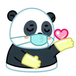 Панда Эмик sticker 2