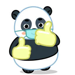Панда Эмик sticker 3
