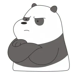 Панда sticker 3