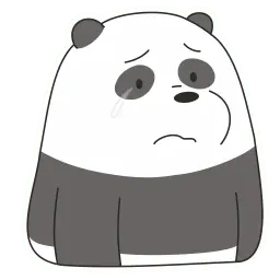 Панда sticker 4