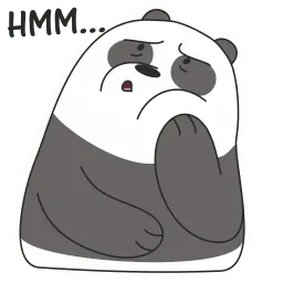 Панда sticker 6