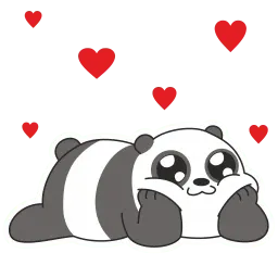 Панда sticker 7