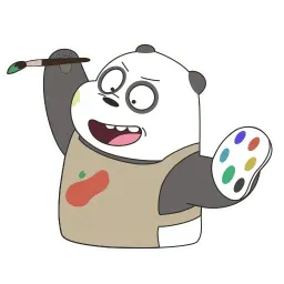 Панда sticker 10