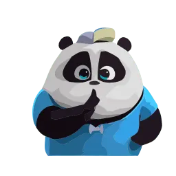 Панда sticker 11