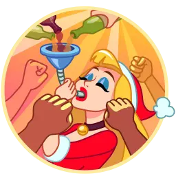 Новогодний девичник sticker 11