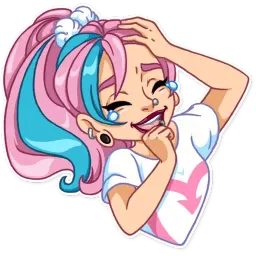 Pink Power Telegram sticker pack