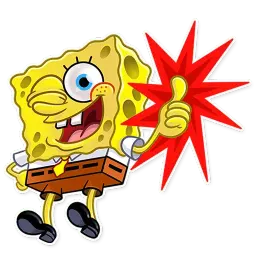 SquarePants sticker 3