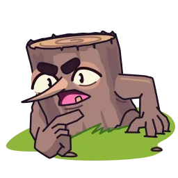 Пенёк sticker 9