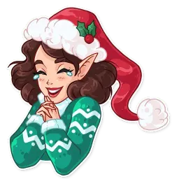 Penelope the Elf Telegram sticker pack