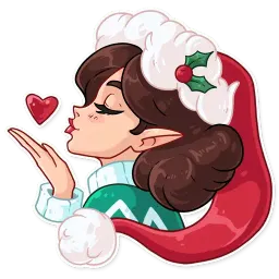 Penelope the Elf sticker 2