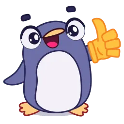 Пингвин sticker 7