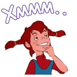 Пеппи Длинный Чулок sticker 7