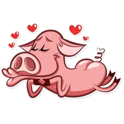 Pete The Pig sticker 2
