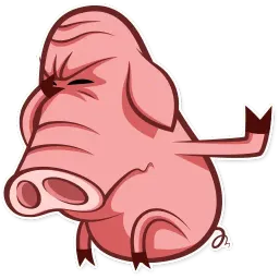 Pete The Pig sticker 5