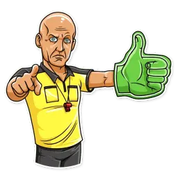 Pierluigi Collina sticker 2
