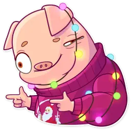 Мистер Свин sticker 7