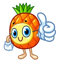 Ананас sticker 3