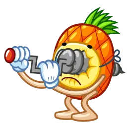 Ананас sticker 9
