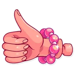 Розовая кукла sticker 3