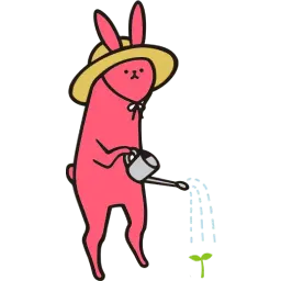 Pink Rabbit sticker 4