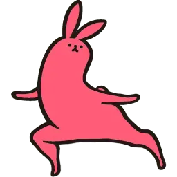 Pink Rabbit sticker 7