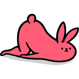 Pink Rabbit sticker 8