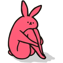 Pink Rabbit sticker 9