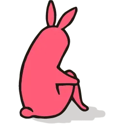 Pink Rabbit sticker 10