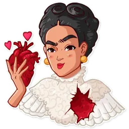 Frida Kahlo sticker 2