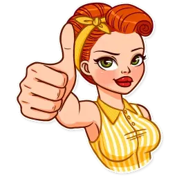 Pin-up Girl sticker 11