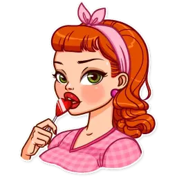 Pin-up Girl sticker 6