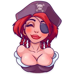 Rica the Pirate sticker 12