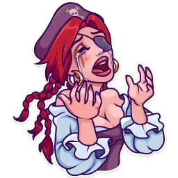 Rica the Pirate sticker 7