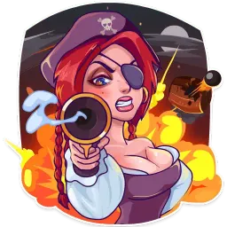 Rica the Pirate sticker 8