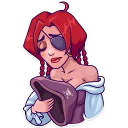Rica the Pirate sticker 9
