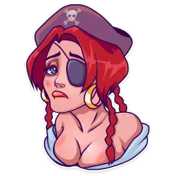 Rica the Pirate sticker 10