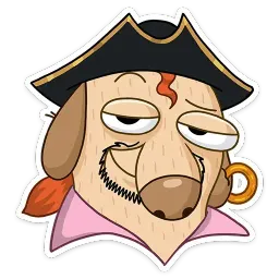 Пират Дигги sticker 3
