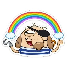 Пират Дигги sticker 4