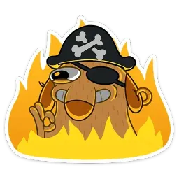 Пират Дигги sticker 7