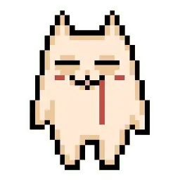 Pixel cat sticker 11