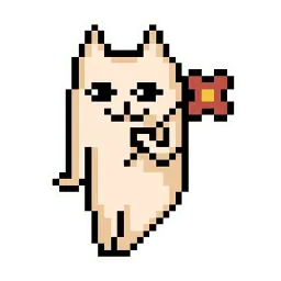 Pixel cat sticker 6