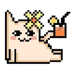 Pixel cat sticker 8