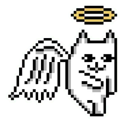 Pixel cat sticker 10