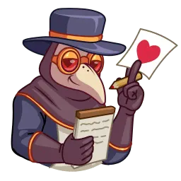 Чумной доктор sticker 2