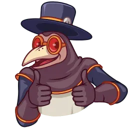 Чумной доктор sticker 3
