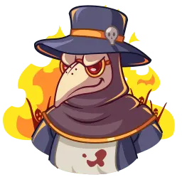 Чумной доктор sticker 6