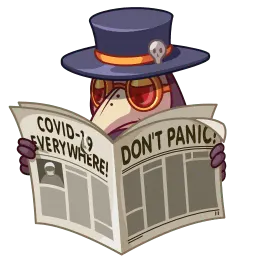 Чумной доктор sticker 9